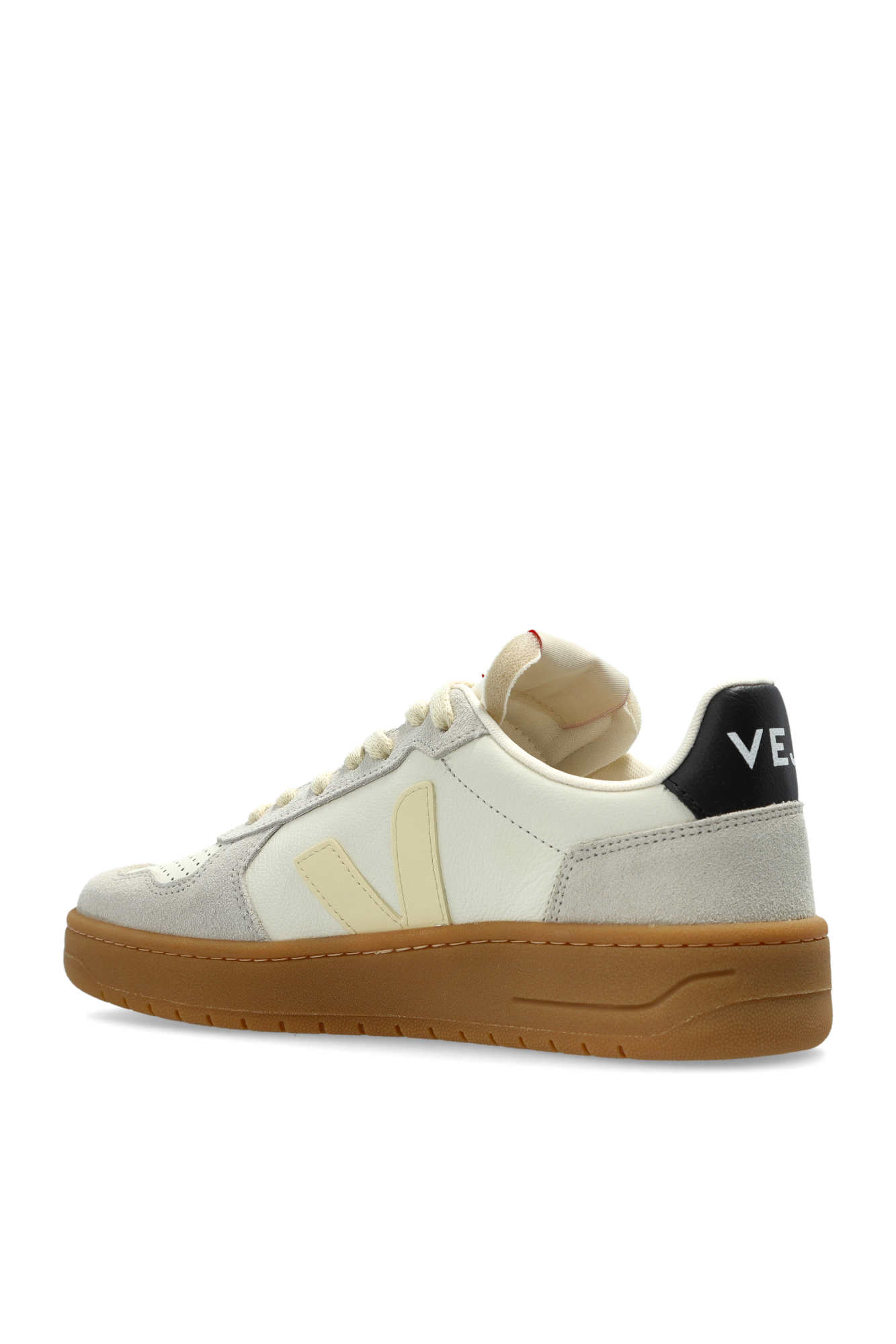 スニーカー VEJA SS25 SNEAKER \"V-82\" (VE3320759 PURECALCAIRE BLACK) V-82 LEATHER PURE CALCAIRE BLACK | VEJA